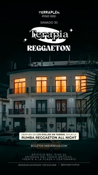 SÁBADO 30 TERRAPLÉN PISO 002 TERAPIA REGGAETON