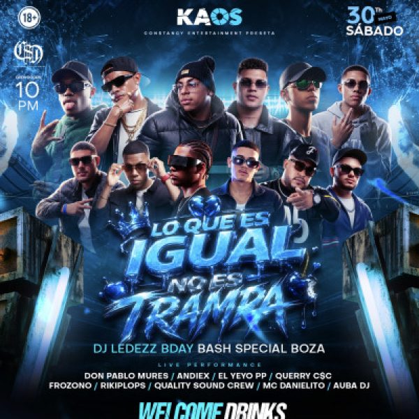 LO QUE ES IGUAL NO ES TRAMPA ARTISTAS - KAOS (+18)
