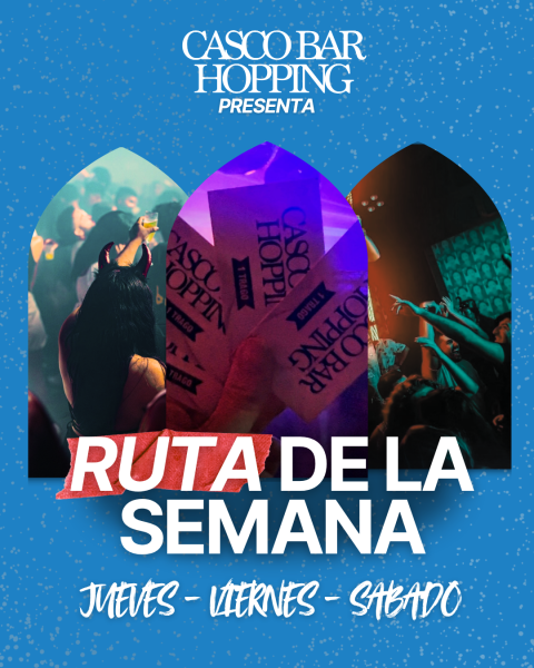 BAR HOPPING RUTA CASCO Y AMADOR - 5 BARES POR RUTA + 5 TRAGOS POR CADA RUTA