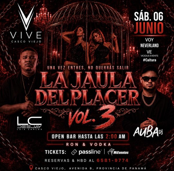 LA JAULA DEL PLACER VOL.3 | VIVE CASCO OPEN BAR 2AM